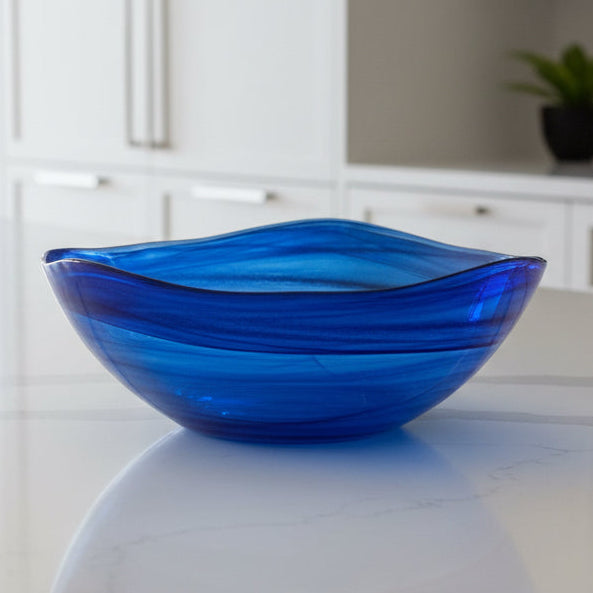 Cobalt Blue Alabaster Glass 10