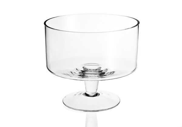 Lexington Mouth Blown Glass Trifle Bowl D9 x H7.5