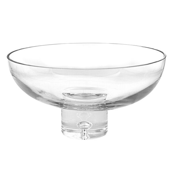 Galaxy European Mouth Blown Deep Pedestal Centerpiece Bowl D11" x 5.75